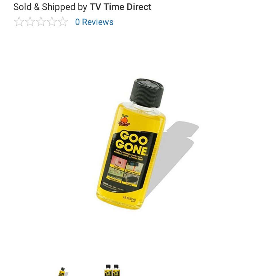 Removing rubber grip goo left behind from shelf liners ? Discussions